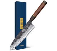 HOSHANHO Couteau de Chef 20 cm, Couteau de Cuisine VG-10 en Acier à Haute Teneur en Carbone, Couteau Japonais Ultra Tranchant, Couteaux Cuisine Professionnel Forgé à la Main avec Manche Ergonomique