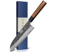 HOSHANHO Couteau Santoku 18 cm, Couteau de Chef Japonais Couteau de Cuisine