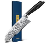 HOSHANHO Couteau Santoku 18 cm, Couteau de Cuisine Japonais Couteau de Chef