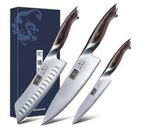 HOSHANHO, ensemble de couteaux de cuisine en acier inoxydable, 3 pièces, extrêmement tranchants – Ensemble de couteaux, 3 pièces