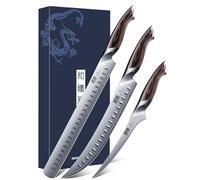 HOSHANHO Set de Couteau Saumon, 3 Pièces Couteaux à Découper la Poitrine