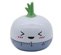 Hoshen Minuteur mécanique de cuisine pour aliments, rappel de l'heure, minuteur manuel, forme de fruits et légumes, oignon