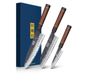 HOSHNAHO, ensemble de 3 couteaux de cuisine japonais