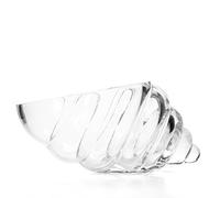 Hosley Vase Coquillage en Verre - 20,3 cm de Long.Idéal pour Spa, aromathérapie.Décorations floralesProjets Faits Main, Bougie décorative de Jardin