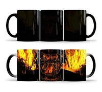 Hosoncovy Tasse en céramique avec changement de couleur - Motif chevalier noir