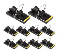 HOSPAOP Piege à Souris à Claquer, Piège à Rat Professionnel 10 Pack, Pièges à Souris Réutilisables et Écologiques, Efficaces pour Les Rats à l'Intérieur et dans Le Jardin