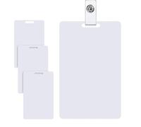 Hospi Lot de 4 mini bloc-notes pour message portable avec tableau blanc vertical, panneau d'écriture effaçable à sec avec fixation pour stylo, affichage de rappel de poche léger