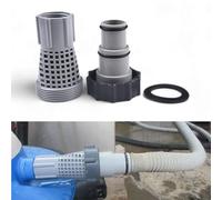 Hosrivae 25007 Adaptateur sable pour pompe de filtration de piscine - Compatible avec les modèles 45206 58254 4k8001 - Jeu de connecteurs en plastique robuste avec joint pour optimisation du débit