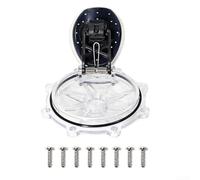 Hosrivae 263042Z Kit de rechange pour pompe de piscine Valve de 5,1 cm Pièces de valve à passage direct avec vis pour piscine