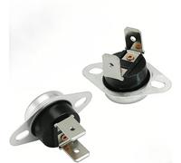 Hosrivae 626618 Lot de 2 interrupteurs de fin de course pour four CVC, interrupteur de sécurité automatique, système de four CVC, ouverture de 79,4 °C, fermeture de 57,2 °C, ensemble de rechange