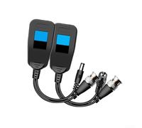 Hosrivae Balun vidéo passif, BNC vers RJ45, adaptateur coaxial HD Cat5E Cat6 jusqu'à 300 m pour système de caméra de surveillance analogique