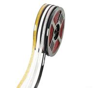 Hosrivae Bande d'étanchéité autocollante en PVC pour carrelage de salle de bain et cuisine 8 mm x 6 m (blanc)