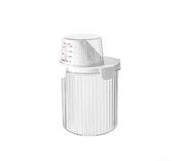 Hosrivae Boîte de rangement avec couvercle hermétique et bec doseur transparent pour céréales et verseur pour sécher avec tasse (petite taille)