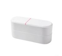 Hosrivae Boîte de rangement et organisateur de cellules AA AAA avec testeur, étui de support sécurisé à compartiments multiples, kit d'organisation portable de voyage à domicile, blanc (C)