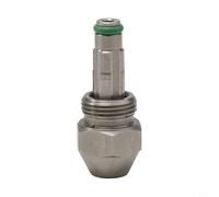 Hosrivae Buse de brûleur à huile usée - Siphon en acier inoxydable pour chauffage extérieur à mazout - Brûleurs à huile usagée de 0,8 à 2,0 mm - Tailles d'alésage - Argent - Pack (0,0 mm)
