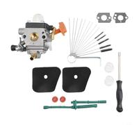Hosrivae Carburateur de rechange C1Q-S174 FS87 FS90R FS130 HL95 HT100 HT101 KM90 avec joints d'étanchéité pour conduites de carburant, remplace 4180-120-0610