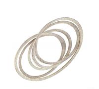 Hosrivae Courroie de tondeuse à gazon 07200023-1/2 x 345,5" - Courroie d'entraînement robuste en fibre pour tracteurs de pelouse, remplacement robuste, transfert lisse et coupe efficace