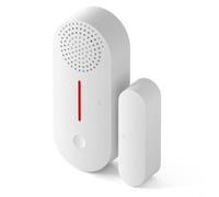 Hosrivae Détecteur de porte WiFi avec alarme magnétique pour la sécurité et la détection, système d'intrusion domestique, ouverture de porte à distance, contrôle par application sans fil