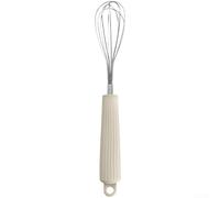 Hosrivae Ensemble d'outils de cuisine en acier inoxydable avec poignées en silicone, batteur à œufs, ouvre-boîte, roulette à pizza et presse-purée pour les tâches de cuisine quotidiennes (batteur à