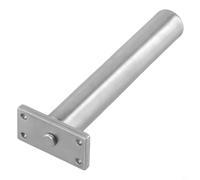 Hosrivae Ferme-porte automatique dissimulé avec structure tubulaire à charnière à fermeture amortie Fire Do - Mécanisme à ressort pour portes intérieures (argenté)