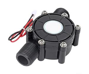 Hosrivae Générateur électrique électrique compact 5 V 12 V 80 V DC Shu-lì 2 petites turbines à eau pour éclairage de tuyaux domestiques et projets de bricolage en métal (C)