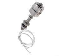 Hosrivae Interrupteur à flotteur en acier inoxydable, contrôleur de niveau d'eau, mode NO/NC réglable à 180°, acier inoxydable 304, pour piscines d'eau salée, aquariums, systèmes d'égouts industriels