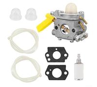 Hosrivae Kit carburateur pour débroussailleuse 25 cc/26 cc/30 cc - Compatible avec Homelite pour Craftsman modèles 308054003-308054028 pour Zama C1u-h60e/h60/h60d/h62/h62a - Construction en acier