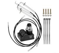 Hosrivae Kit d'allumage électronique pour plaque de cuisson de 91,4 cm - Boîtier ABS haute température - Broches d'électrode en céramique à haute température (lot de 4) - Démarreur à bouton-poussoir