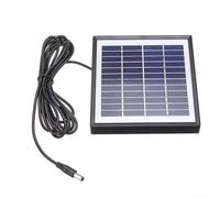 Hosrivae Kit de panneau solaire 5 W 12 V avec câble de 300 cm, chargeur monocristallin efficace pour batteries de véhicules, lumières de jardin et appareils extérieurs hors réseau