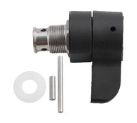 Hosrivae Kit de réparation de valve de retour de pulvérisateur Airless - Valve de reflux en acier inoxydable avec corps en acier massif et poignée en plastique noir Ultra 395, 490