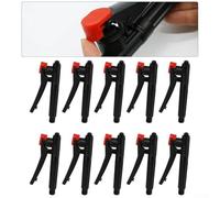 Hosrivae Lot de 10 interrupteurs à main rouges pour accessoires de pulvérisateur électrique - Composant du système d'irrigation goutte à goutte - Pièce de rechange pour pulvérisateur de jardin