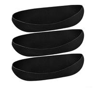 Hosrivae Lot de 3 doublures de panier de plantes à suspendre en feutre pour utilisation en extérieur - 61 cm, 76 cm, 36 cm, noir - Compatible avec paniers suspendus en fil métallique - Boîtes de