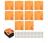 Hosrivae Lot de 3 supports de suspension pour outils Ridgid et AEG 18 V, support robuste pour économiser de l'espace, organisateur mural d'atelier, garage, rangement sécurisé, construction