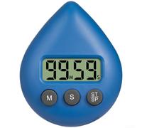 Hosrivae Minuteur magnétique 99 min 59 secondes, minuteur électronique créatif avec crochet à ventouse, compte à rebours portable en ABS (bleu)