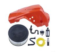 Hosrivae MS251 Kit de 8 cylindres supérieurs de tronçonneuse avec tube de tuyau, compatible avec 1143 080 1601 1141 120 1600