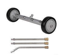 Hosrivae Nettoyeur haute pression 4000 psi pour châssis de voiture - Balai avec baguette d'extension - Outil de voiture haute efficacité pour camions SUV (sans connecteur)