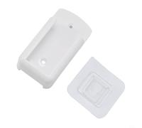 Hosrivae Organisateur de contrôle de conditionneur ABS Support mural à distance pour Caddy Mount Boîte de rangement murale Plus air blanc (fin)
