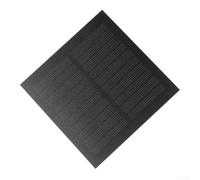 Hosrivae Panneau photovoltaïque 1,1 W 5 V Panneau solaire monocristallin compact 90 x 90 mm pour mini charge extérieure pour lampes jouets petits appareils de jardin basse tension pour équipement