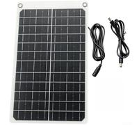 Hosrivae Panneau solaire monocristallin, 15 W 12 V 24,5 % haute efficacité