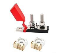 Hosrivae Pour porte-fusible de batterie, bloc de fusible étanche 400 A pour voiture, camping-car, marine pour onduleur de batterie, protection de circuit sensible pour systèmes d'alimentation