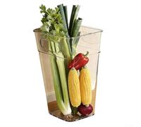 Hosrivae Seau de rangement pour légumes et fruits avec grande ouverture et composition PET + ABS (B)