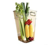 Hosrivae Seau de rangement pour légumes et fruits avec grande ouverture et composition PET + ABS (C)