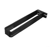 Hosrivae Support de refroidissement portable en fer pour camping, pêche, barbecue - Support de rangement extérieur pliable avec cadre en fer robuste compact 26 x 7 cm Motif noir