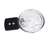 Hosrivae Valve pivotante compatible avec 600-7300B 600-7010, pièces d'équipement de piscine avec couvercle transparent de 108,3 mm, inspection visuelle, contrôle de construction PC de 167 mm de long