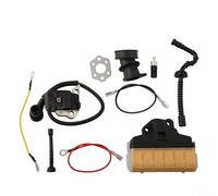 Hosrivae Wt-286 Kit Carburateur pour Tronçonneuse Tune-up - Remplacement pour Filtre à Air Carb Bobine D'allumage Carburant/Huile, pour 021 ou 023 ou 025 MS210/MS230/MS250 - Construction en Acier