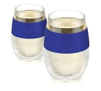 Host - Lot de 2 verres réfrigérés isothermes à double paroi avec gel réfrigérant, verres à vin rouge et blanc, 25 leu