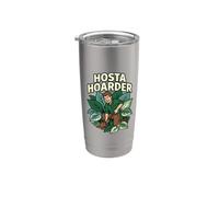 Hosta Hoarder Jardinage Humour Collector Lover Dad Plant Gobelet isotherme en acier inoxydable double paroi