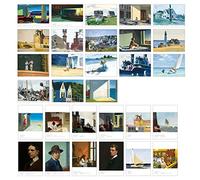 HOSTEESSCHOICE Beautiful Art Lot de 30 cartes postales Edward Hopper de l'artiste américain Motif paysage célèbre 10,2 x 15,2 cm