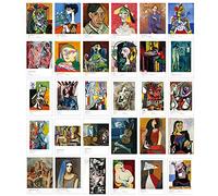 HOSTEESSCHOICE Lot de 30 cartes postales représentant des tableaux célèbres de Pablo Picasso, 10,2 x 15,2 cm