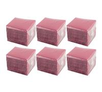 Hostelnovo - 600 serviettes de table Bordeaux - Papier jetable - Micropoint - 10 x 10 cm (pliées) et 20 x 20 cm (dépliés) - Idéal pour les événements de restauration, bars et fêtes